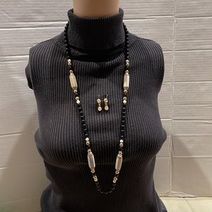 Vintage necklace and earrings set